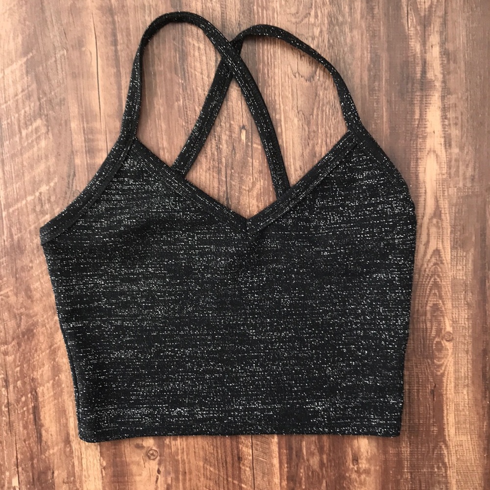CROSS BACK CROP TOP